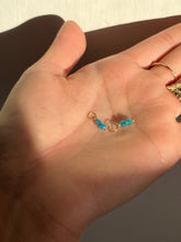 Load image into Gallery viewer, Blue apatite charms