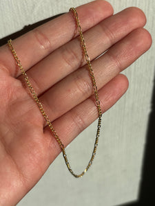 Figaro chain necklace- ready to ship