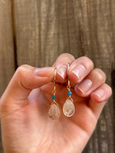 Load image into Gallery viewer, Clear Quartz Earring- ready to ship
