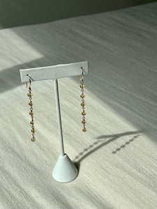 Champagne glass earrings- ready to ship