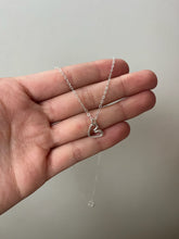 Load image into Gallery viewer, Tiny heart necklace- ready to ship
